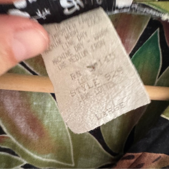 Vintage Hilo Hattie Hawaiian Print Romper 100% Cotton L - Picture 7 of 13